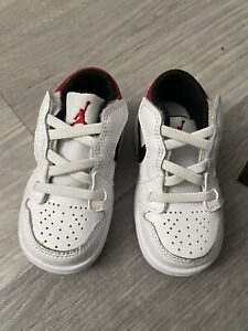 Nike Air Jordan 1 Low ALT (TD) White Gym Red Shoes Child Toddler 5c Nib