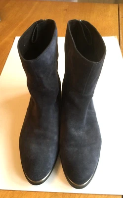 Ladies JB Martin 1921 tall ankle boots size 43 (Airforce blue) — 第 1/4 张图片