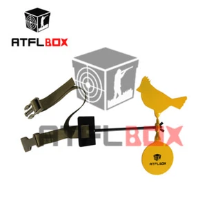 ATFLBOX Funny Bird Steel Shooting Target Reset Target - Picture 1 of 2