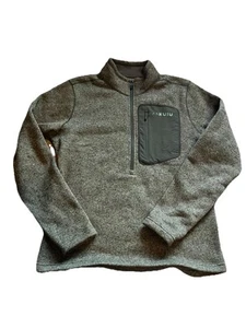 NWOT Men’s KUIU Base Camp Fleece Jacket Large Green Half Zip - Picture 1 of 4