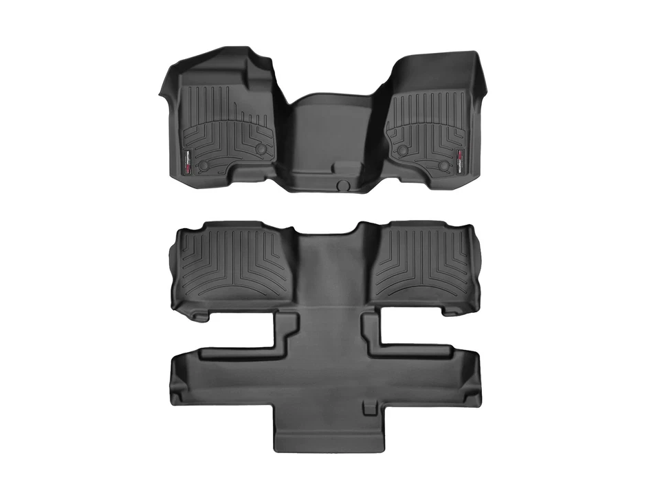 Forro de piso WeatherTech para Chevrolet Tahoe 2014-2014 - Juego completo, negro Foto 1 de 4