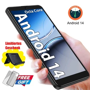 2025 Neu 5,5" Dual SIM Smartphone Android14 4G LTE Handy Ohne Vertrag 2850mAh DE - Bild 1 von 27