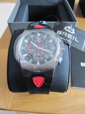 Ducati Breil Corse Carbon  Titanium watch . CHRONO FS20/FS21  BREIL Watch NOS - Image 1 of 4