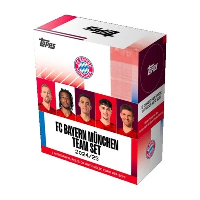 SJAY2K TRADING CARDS 2024-25 Topps Soccer FC Bayern Munchen Team Set Box