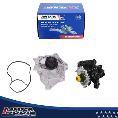 Bomba de agua y termostato para 15-17 Audi A3 A4 A6 Q7 TT S3 VW Beetle Golf Passat Foto 1 de 4