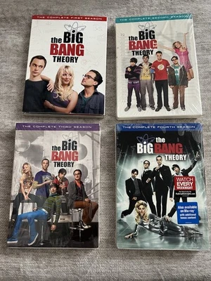 The Big Bang Theory Series DVD Set Seasons 1-4, 2,3,4 still sealed. - Image 1 of 4