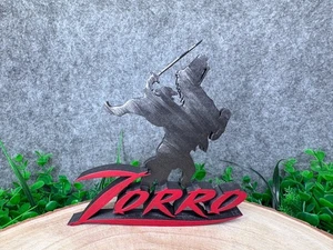 Zorro Action Figure Nerd Geek Gift Collection Edition Film Rare Fan Art - Picture 1 of 3