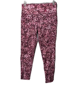 DKNY Leggings Deportivos Talla M Logo Cintura Alta 7/8 Floral Rosa Yoga Gimnasio Deportivos - Imagen 1 de 17