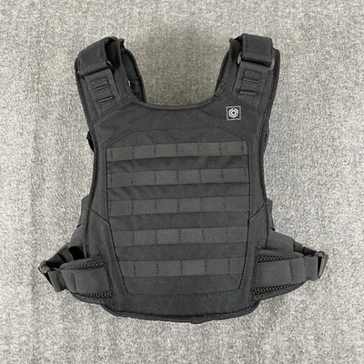 Chaleco táctico Mission Critical Action estilo portabebés negro 10400B equipo de papá Foto 1 de 4