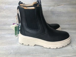 Bionica Drina Chelsea Leather Boots for Women Black Size 10 - Picture 1 of 7
