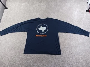 Whataburger Mens Long Sleeve T-Shirt 2X Blue Texas Hometown Graphic Cotton - Picture 1 of 10