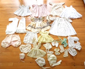 LARGE LOT Antique Vintage Baby Girl Dresses Castro, Nanette 1930, 1940, 1950's - Picture 1 of 24