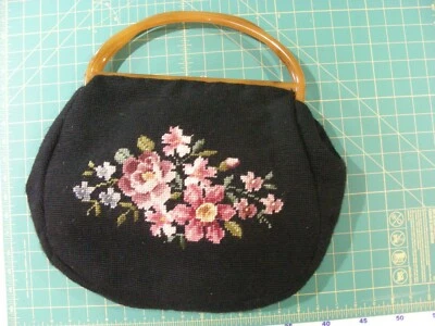 Vintage Needlepoint Bag / Purse - Image 1 of 4