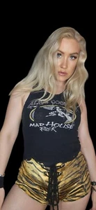ALICE COOPER Vintage Tank Top Paperthin Retro 80s Ripped Rocker 70s Music Merch - Picture 1 of 4