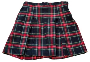 Becky Thatcher Plaid Pleated Uniform Skirt Girls Size 8 Excellent Pre-Owned Cond - Picture 1 of 6
