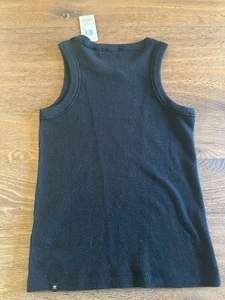 Neu mit Etikett Dockers schwarzes geripptes Tanktop Small - Bild 1 von 3