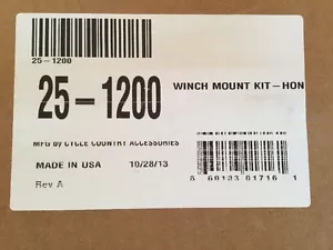 Winch Mounting Kit for Honda TRX 500 Rubicon 07-14 25-1200 Cycle Country - Picture 1 of 2