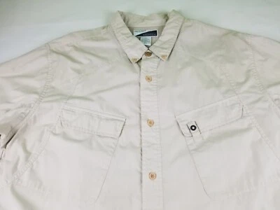 Exofficio Men`s Tan Insect Shield L/S Pocket Outdoors Shirt Size XXL  #4230 - Image 1 of 4