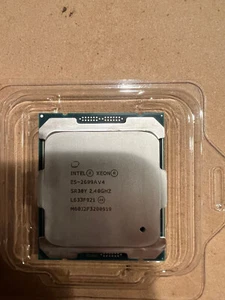 Intel Xeon E5-2699A V4 2.40GHz 55MB 22 Core 145W CPU Processor SR30Y - Picture 1 of 4