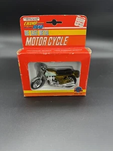 RARE/Vintage 1:20 Diecast Champ of the Road Motor Cycle. Honda (Box Has Ware) - Picture 1 of 5