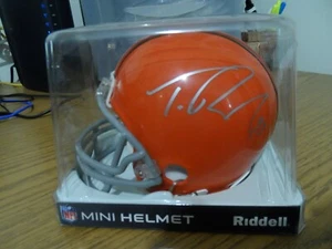 TRENT RICHARDSON SIGNED AUTOGRAPHED RIDDELL MINI HELMET NFL CLEVELAND BROWNS - Picture 1 of 4
