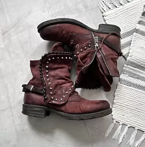RARE AS 98 Airstep Vintage Leather Ankle Boots LGB Bikkembergs Vibe Size 40 - Picture 1 of 22