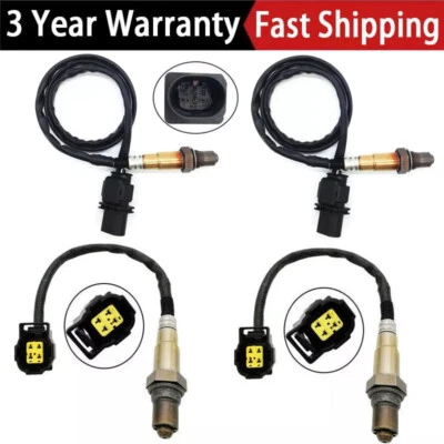 Sensor de oxígeno aguas arriba+aguas abajo 4 piezas para Mercedes-Benz CLK350 E350 2006-2009 3,5 L V6 Foto 1 de 4