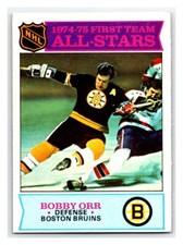 1975-76 O-PEE-CHEE BOBBY ORR VINTAGE NHL HOCKEY CARD # 288 Boston Bruins Rare BV