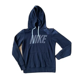 Nike Black Spellout Hoodie Hooded Sweatshirt Youth Large Gray - Picture 1 of 5