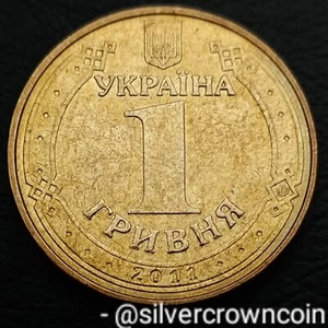 Ukraine 1 Hryvnia 2011. KM#209. One Dollar coin. Hryvnya. Volodymyr Great. - Picture 1 of 8