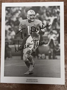 Signiertes Bild Warren Moon - Bild 1 von 1