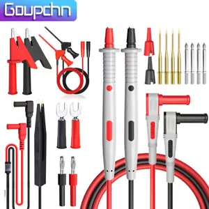 Goupchn Multimeter Testblei Kit mit Alligatorclip Testpinzette Mini Greifer - Bild 1 von 15