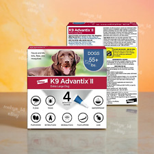✨ K9 Advantix II Maximum-Strength Flea & Tick Protection for Dogs Over 55lbs 4ct