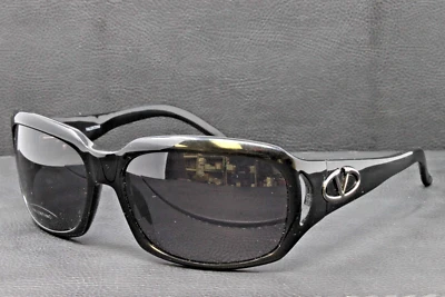 Очки солнцезащитные женские Valentino прямоугольные черные пластиковые 61-17-125 серые линзы 5507/S - Изображение 1 из 4