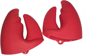 Silicone Oven Mitts, Lobster Claws Heat Resistant Pot Holders Oven Gloves Pinch - Picture 1 of 12