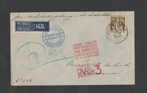 Belgien Brief Raketenpost - De Schelde R.V.3 (explodiert) - 1935 - Bild 1 von 2