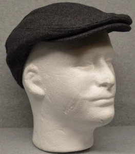 Stetson Hat Cap Flat Ivy X-Large Herringbone Wool Cabbie Classic Newsboy - Picture 1 of 7