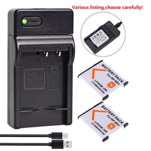 Battery or USB Charger For Sony DSC-W310 DSC-W320 DSC-W330 DSC-W350 D DSC-W360 - Picture 1 of 47