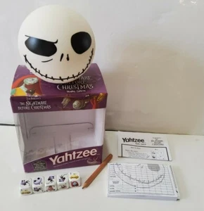 Pesadilla antes de Navidad Yahtzee Juego Jack Skellington Completo 2009 Hasbro - Imagen 1 de 6