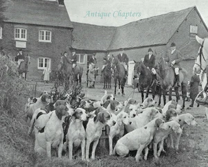 Blackmore Vale Hunt Green Man Pulham 1959 2 Page Photo Article F519 - Picture 1 of 4