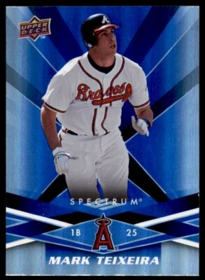 2009 Upper Deck Spectrum Blue #46 Mark Teixeira Los Angeles Angels - Image 1 of 2