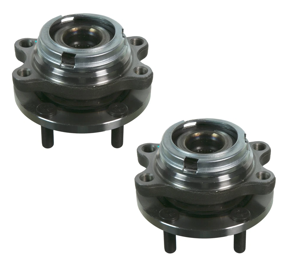 Juego de pares de 2 bujes de cojinete de rueda delantero Moog para Infiniti FX50 G37 M37 M45 AWD Foto 1 de 1