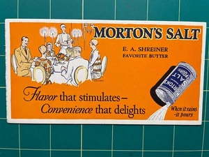 Lovely Morton's Salt blotter - Art Deco - Unused - Picture 1 of 1