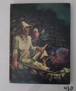 Robinson Crusoe Life & Strange Adventures By Daniel DeFoe Hard Cover Book 1946 - Imagen 1 de 10