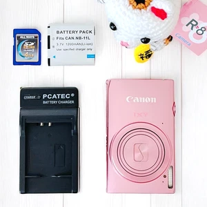 Canon IXY 430F Pink 16.1MP 5x zoom Wi-Fi Digital Camera Excellent From Japan - Picture 1 of 16