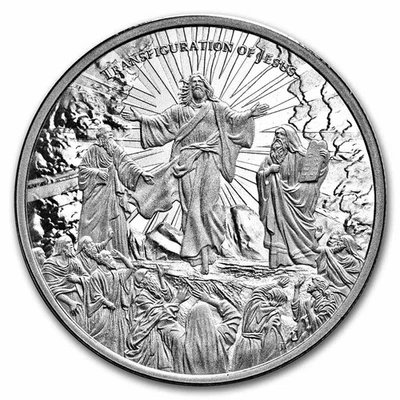 Niue 2025 1 oz Plata Maravillas de Cristo: Transfiguración BU Foto 1 de 4