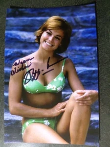 PATTI CHANDLER Hand Signed Autograph 4X6 Photo -SEXY MODEL Actress- BIKINI BEACH - Bild 1 von 2