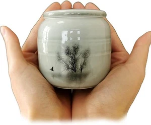 Pequeñas Urnas de Cremación para Cenizas Humanas - Urna de Recuerdo Decorativa Árbol de la Vida - Imagen 1 de 5