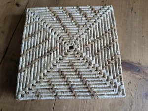 Natural Woven Rattan Wicker Place Mats x 4 20cm wide. - Picture 1 of 3