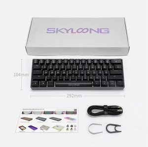 SKYLOONG SK61P 60% Mechanical Gaming Keyboard Mini Compact 61 Keys RGB Bluetooth - Picture 1 of 23